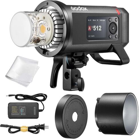 غودوكس AD600BM بوينز ماونت 600 واط GN87 عالية السرعة مزامنة ضوء فلاش خارجي مع نظام X لاسلكي مدمج 2.4G وحزمة بطارية 8700mAh in Saudi Arabia