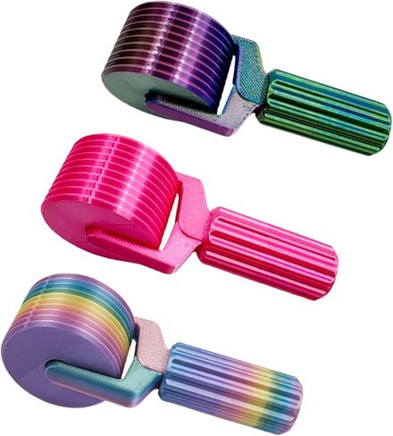 3Pcs Diamond Art Rolle, 2026 New Essential DIY Craft Tool for Rhinestone Embroidery, Easy-Grip Hand Roller, Detachable Diamond Painting Tools and Accessories(Pink+Rainbow+Purple Gradient) in Saudi Arabia