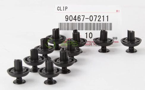 Genuine Toyota Lexus Scion OEM 90467-07211 Bumper, Radiator, Cover Grille Clips set 10 in Saudi Arabia