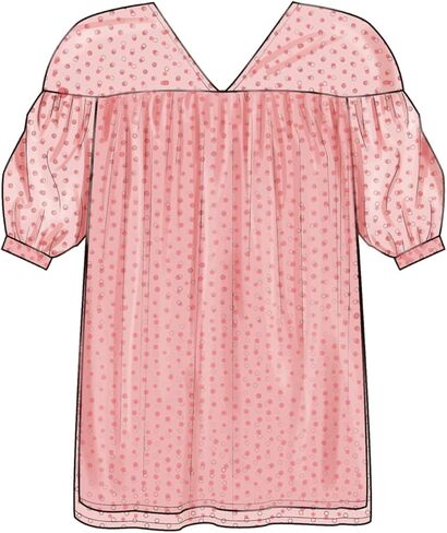 Simplicity SS9921Y5 Easy to Make Misses' Relaxed Fit Top Sewing Pattern Packet, Design Code S9921, Sizes 18-20-22-24-26 in Saudi Arabia
