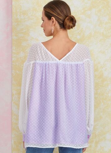 Simplicity SS9921Y5 Easy to Make Misses' Relaxed Fit Top Sewing Pattern Packet, Design Code S9921, Sizes 18-20-22-24-26 in Saudi Arabia