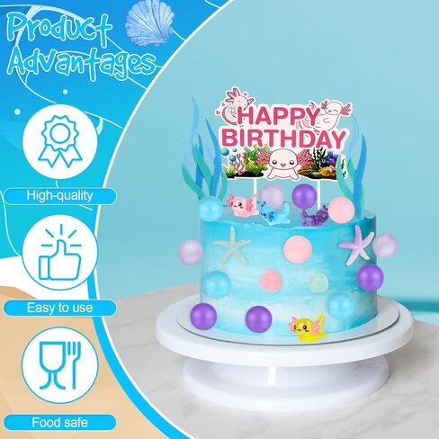 37 جهاز كمبيوتر شخصى axolotl كعكة توبر axolotl زينة عيد ميلاد تشمل 1 axolotl عيد ميلاد سعيد كعكة توبر 2 أكياس الأعشاب البحرية الاصطناعية 34 جهاز كمبيوتر شخصى لعبة السلمندر الكرة الزينة للأطفال الفتيات لوازم الحفلات in Kuwait