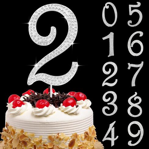 Large Number 0 Cake Topper Gold Rhinestone Number Cake Toppers Happy Birthday Cake Topper, Anniversary Cake Toppers, 10 16 18 21 30 40 50 60 70 80 90 Birthday Anniversary Cake Decorations (0, Glod) in Saudi Arabia