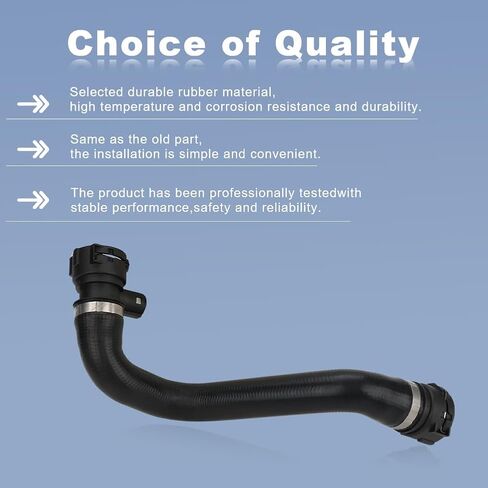 JDMON Radiator Coolant Hose Compatible with BMW 323Ci 323i 325Ci 325i 325xi 328Ci 328i 330Ci 330i 330xi 1999-2006 Replaces 11531436408 in Saudi Arabia