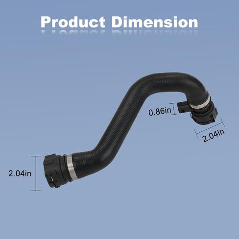 JDMON Radiator Coolant Hose Compatible with BMW 323Ci 323i 325Ci 325i 325xi 328Ci 328i 330Ci 330i 330xi 1999-2006 Replaces 11531436408 in Saudi Arabia