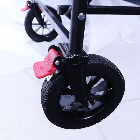 MATTAM Collapsible Basket Trucks Service Carts with Wheels for Material handling, 265 lbs Capacity，21" L x 18.9" W x 35.4" H (Blue) in Saudi Arabia