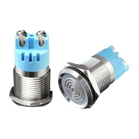 Buzzer Flash Sound and Light with Light 5/12/24v high Decibel Continuity Test 19/22mm Active Alarm(M22mm/nolightintermittentsound/12V) in Saudi Arabia