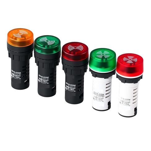 AD16-22SM Strobe Sound and Light Buzzer Intermittent Sound Flash Alarm LED Signal Indicator(Yellowacdc12v) in Saudi Arabia