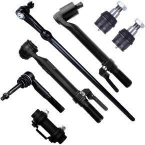 SCITOO 7-PC SET Front Suspension Tie Rod Kit - Fit For Ford For F-250 Super Duty For Ford For F-350 Super Duty Outer Tie Rod End Tie Rod Adjusting Sleeve Lower Ball Joint