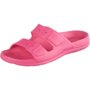 totes Kids Everywear Molded Double Buckle Slide Sandal