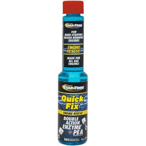 STAR BRITE Star Tron Quick Fix Engine Rescue - Double Action P.E.A. Polyetheramine + Enzyme Technology - for All Gas Engines - 4 OZ Treats 20 Gallons (18604P)