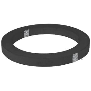 Lamons 150.CAMGAS.EPDMNBRx5 1-1/2" CAMLOCK Gasket, CAM and Groove, Black EPDM, 2 White Stripes on OD, (5 gaskets)
