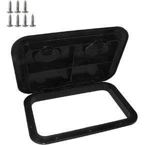 JZLiner Boat Hatches 17.3"x12.4" Middle Kayak Access Hatch Rectangle Marine Deck Boat Storage Box Cover Lid