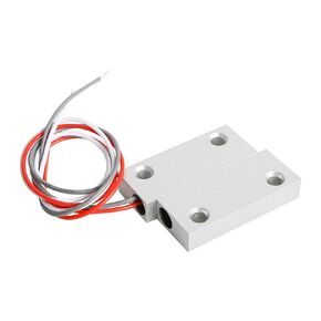 Aoje-Link MC-52 NC + NO Wired Magnetic Switch Door Window Reed Switch Micro Alarm Magnetic Contact Security Silver Gray 1pcs