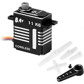 FLASH HOBBY High Torque CLS1227RP 8.4V 11KG Coreless Servo with 1/18 1/24 RC Car Crawler Airplane Servo