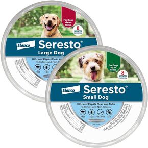 Seresto Flea Tick Collar 1 Large Dog + 1 Small Dog