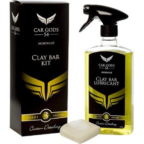 Car Gods Clay Bar & Lubricant Spray - Complete Detailing Kit, 17fl Oz