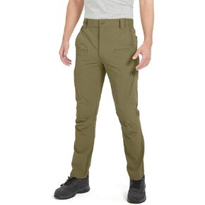 wantdo Men's Hiking Pants Lightweight Quick Dry Waterproof Breathable Tactical Cargo Pants for Outdoor Fishing Travel