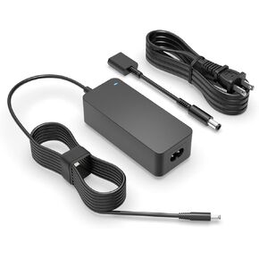 65W Laptop Charger Fit for Dell Latitude 3520 3420 3510 3410 3500 3400 3390 3490 3590 3310 3301 Laptop Power Supply Adapter Cord (UL Listed)