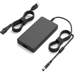 240W 180W Dell 19.5V 12.3A AC Adapter Laptop Charger Fit for Dell Alienware 15 17 R1 R2 R3 R4 R5 M15 M17 M11X M14X M17X G3 G5 G7 Precision 7710 7540 M6400 M6500 M6700 M6800 M4300 Power Supply Cord