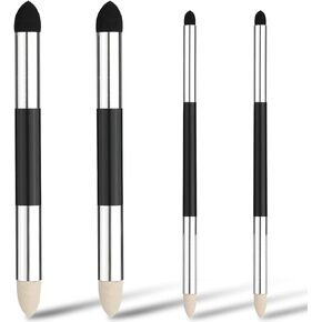 4pcs Artist Blending Sponge Pen, 2 Sizes Double-Headed Blending Pen Sketch Pen Brush Rubbing Sponge Drawing Art Blender Drawing Blender for School Students Beginners Artists