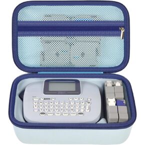 Case Compatible with Brother for P-Touch PTM95 Handy Label Maker, Storage Holder Carrying Organizer Bag for Label Tapes, AC Adapter, Charging Cables, Batteries, Accessories (Box Only)