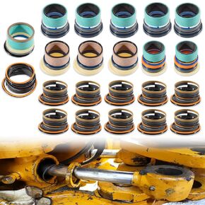 LAIKOU Whole Machine Hydraulic Cylinder Seal Kit Replacement Fits for John Deere Backhoe 310E Model - Rebuild Repair Seals
