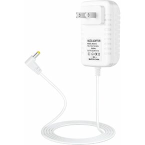 Security-01 DC 6V 1A Power Supply Adapter for Omron Healthcare Blood Pressure Monitor 5 Series 7 Series 10 Series,6 Volt Charger Hem-ADPTW5 Replacement Cord,6.4FT,White