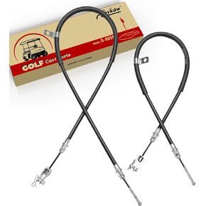 Roykaw Club Car Precedent Brake Cable Set Driver & Passenger Side for 2004-Up Gas/Electric Golf Cart, Replaces OEM # 103528701, 103528702, 102557501, 102557502
