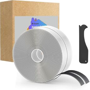 Rvhouse Butyl Tape Black 1" x 30 Ft 2 Pack None Hardening Premium Butyl Caulk Tape for RV Window Glazing Roofing Leak Opening Pipe Plumbing Fixture EPDM Roof Patching (PBT2509B2)