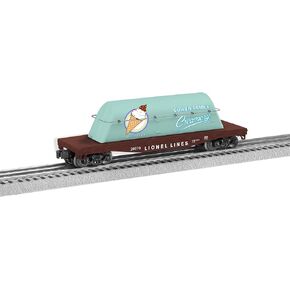Lionelville Milk Container Car with Plastic Milk Container