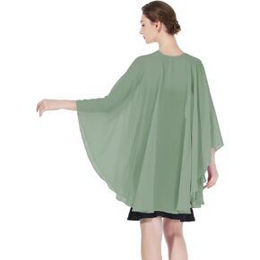 BEAUZSUZSANA Summer Shawls and Wraps for Women Evening Dresses Bridal Wedding Lightweight Party Travel Chiffon Scarf
