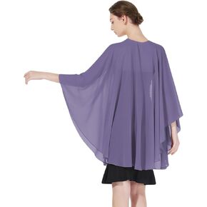 BEAUZSUZSANA Summer Shawls and Wraps for Women Evening Dresses Bridal Wedding Lightweight Party Travel Chiffon Scarf