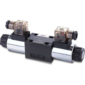 Directional Control Valve, 4W Replacement Hydraulic Directional Control Solenoid Valve (Size 6, 12V DC, E Spool)
