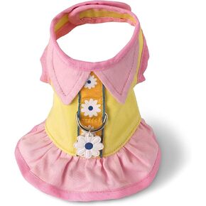 فستان دوجلز لحزام الكلاب، أصفر، فنجان شاي in Kuwait