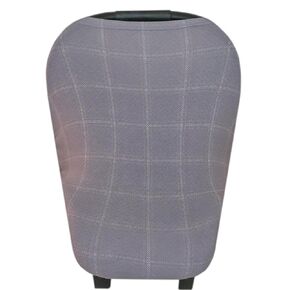 Baby Car Seat Cover Canopy and Nursing Cover Multi-Use Stretchy 5 in 1 Gift "Miles" by Copper Pearl