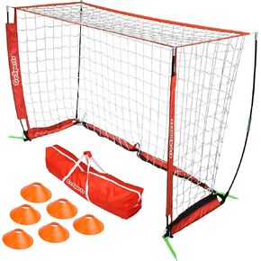 GoSports 12 x 6 ft and 6 x 4 ft Elite Soccer Goals – Portable Soccer Goals for Games or Practice