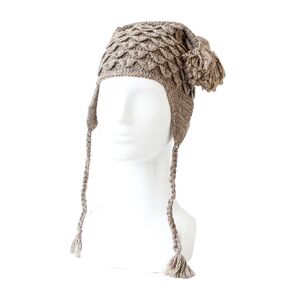 Peruvian Luxury Peruvian Unisex Alpaca Hat with Earflaps | Baby Alpaca Chullo Beanie for womens, mens | Winter Ear flaps beanie