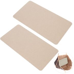 PH PandaHall 2pcs Felt Bag Base Shaper, 13.7 x 7 Inch Insert Bag Bottom Camel Purse Bottoms Rectangle Bag Liner Board Bag Bottom Shaper for Handbag Leather Bag Cosmetic Backpack