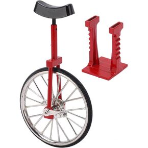 LISND Mini Unicycle Decorative Ornament DIY Alloy Simulated Unicycle Model Beautiful Appearance for Car Table