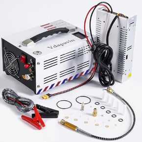 Vdapavin Pcp Air Compressor, 4500Psi 30Mpa - Portable and Powerful 12V DC/110V AC Pump