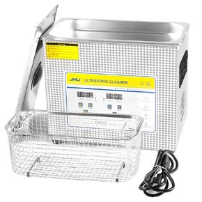 JMU 6.5L Ultrasonic Cleaner with Digital Timer and Heater for Jewelry Watch Glasses Circuit Board Dental Instruments