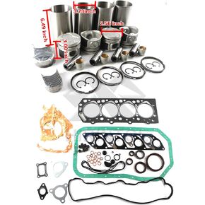 D4BB D4BA 4D56 Engine Overhaul Rebuild Kit STD For Hyundai HC20-35H1 H100 2.5L Forklift Trucks Engine Rebuild Kit Spare Parts
