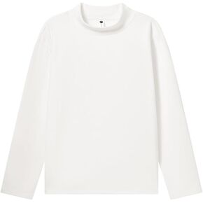 Wrenpies Womens Mock Turtleneck Long Sleeve Shirts Trendy Slim Fitted Lightweight Pullover Basic Layer Thermal Underwear Tops
