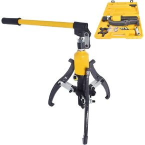 waltyotur 5T Hydraulic Gear Puller 3 Jaw Puller Set Hydraulic Bearing Puller 3 in 1 Pump Oil Tube Drawing Machine Wheel Bearing Pulling Separator