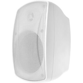 Monoprice WS-7B-52-W 5.25in. Weatherproof 2-Way 70V Indoor/Outdoor Speaker for Use in Whole Home Audio Systems, Restaurants, Bars, Retail Stores, Patio, Poolside, Garage, White (Each)