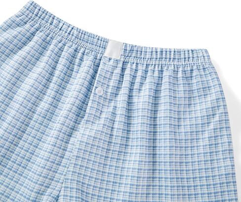 Women Y2k Pajamas Boxer Shorts Gingham Striped Lounge Short Pants Elastic High Waist Sleep Plaid Pj Bottoms in Saudi Arabia