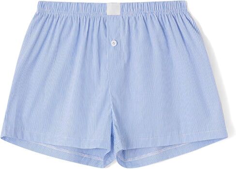 Women Y2k Pajamas Boxer Shorts Gingham Striped Lounge Short Pants Elastic High Waist Sleep Plaid Pj Bottoms in Saudi Arabia