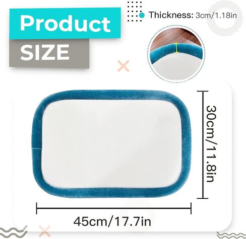 hobbyworker The Blue Beading Board,Velvet Like Work Surface Bead mat，Bead Tray for Jewelry Making，Jewellery Crafts Easy Fine Work in Kuwait