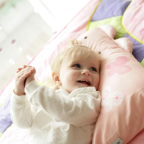 MILO & GABBY Original Animal 3D Toddler Pillowcase for Babies and Kids, 100% Cotton Dylan The Dinosaur in Saudi Arabia
